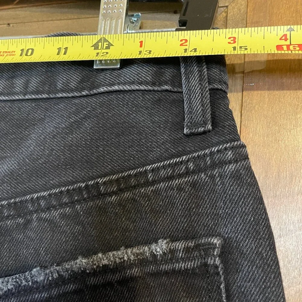 FIRM. NWT Old Navy Dark Wash Denim Jeans Extra High-Rise Balloon. Size 8 Women's - Picture 14 of 16